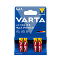 Varta Longlife Max Power alkaline AAA blister 4