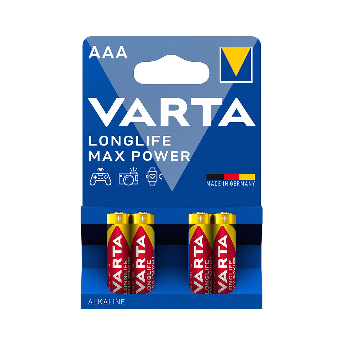 Varta Longlife Max Power alkaline AAA blister 4