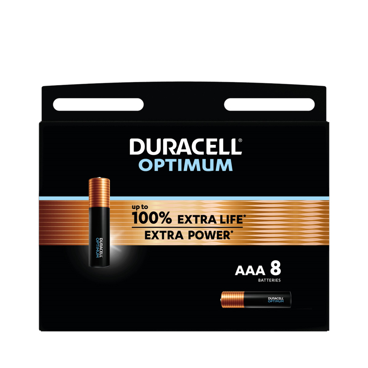 Duracell Optimum alkaline AAA MN2400 blister 8