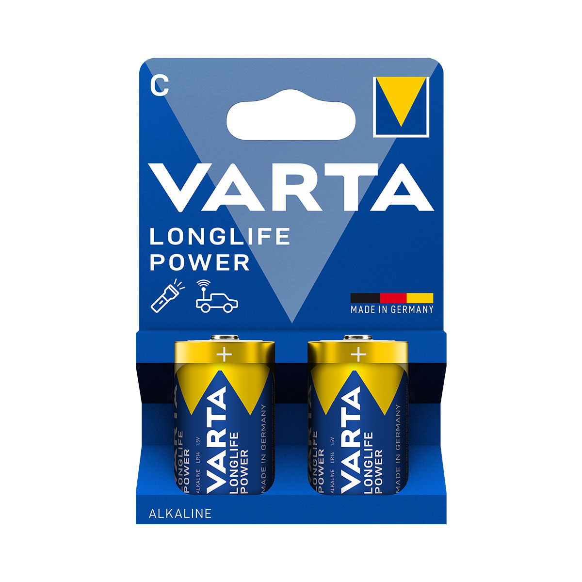 Varta Longlife Power alkaline C LR14 blister 2