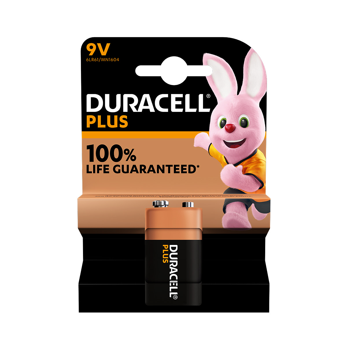 Duracell Plus alkaline 9V MN1604 blister 1