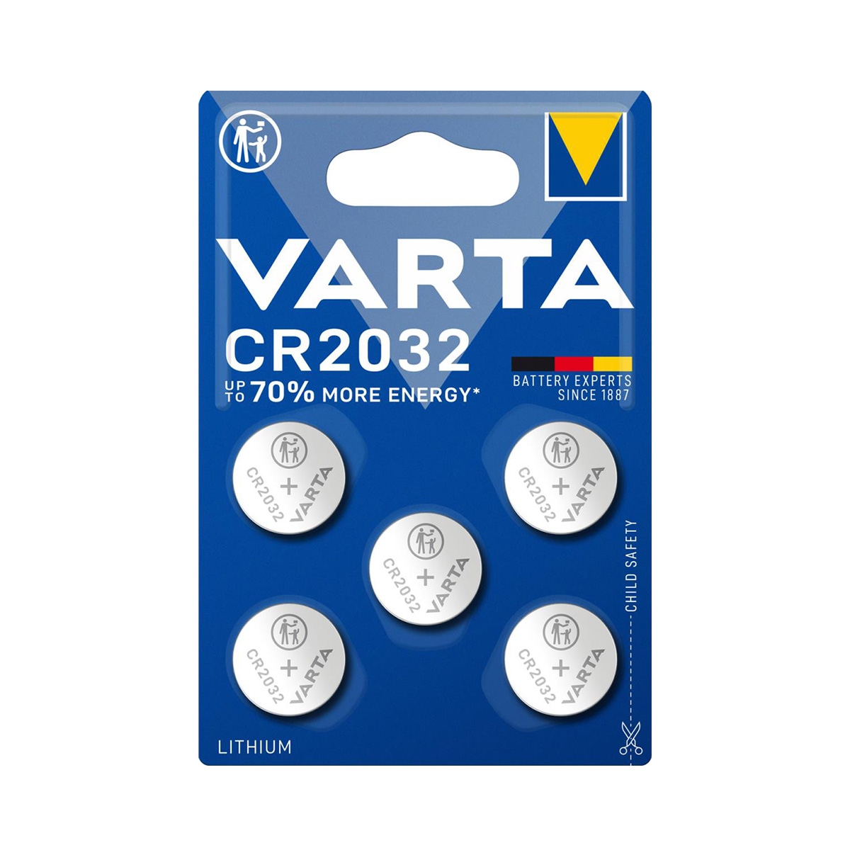 Varta lithium CR2032 blister 5