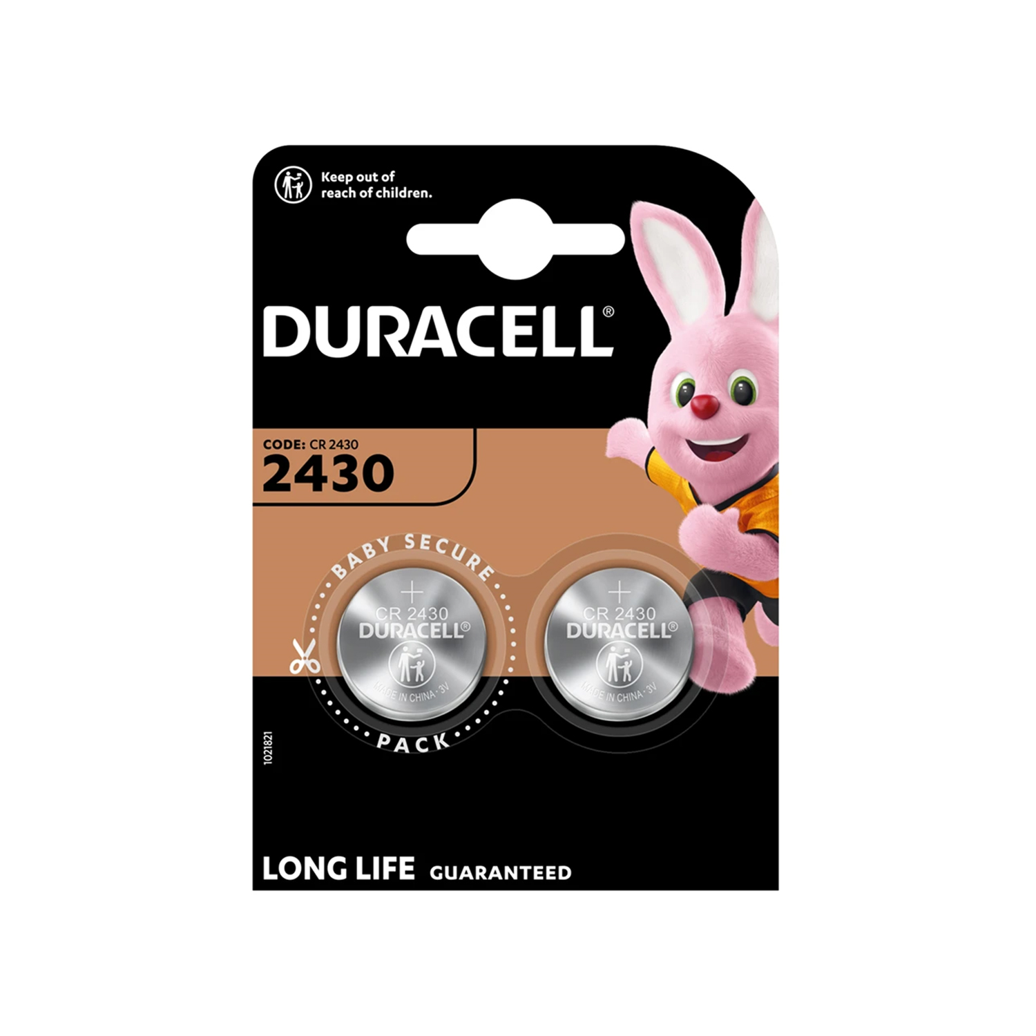 Duracell lithium CR2430 blister 2