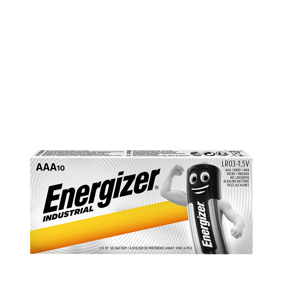 Energizer Industrial alkaline AAA LR03 10-pack