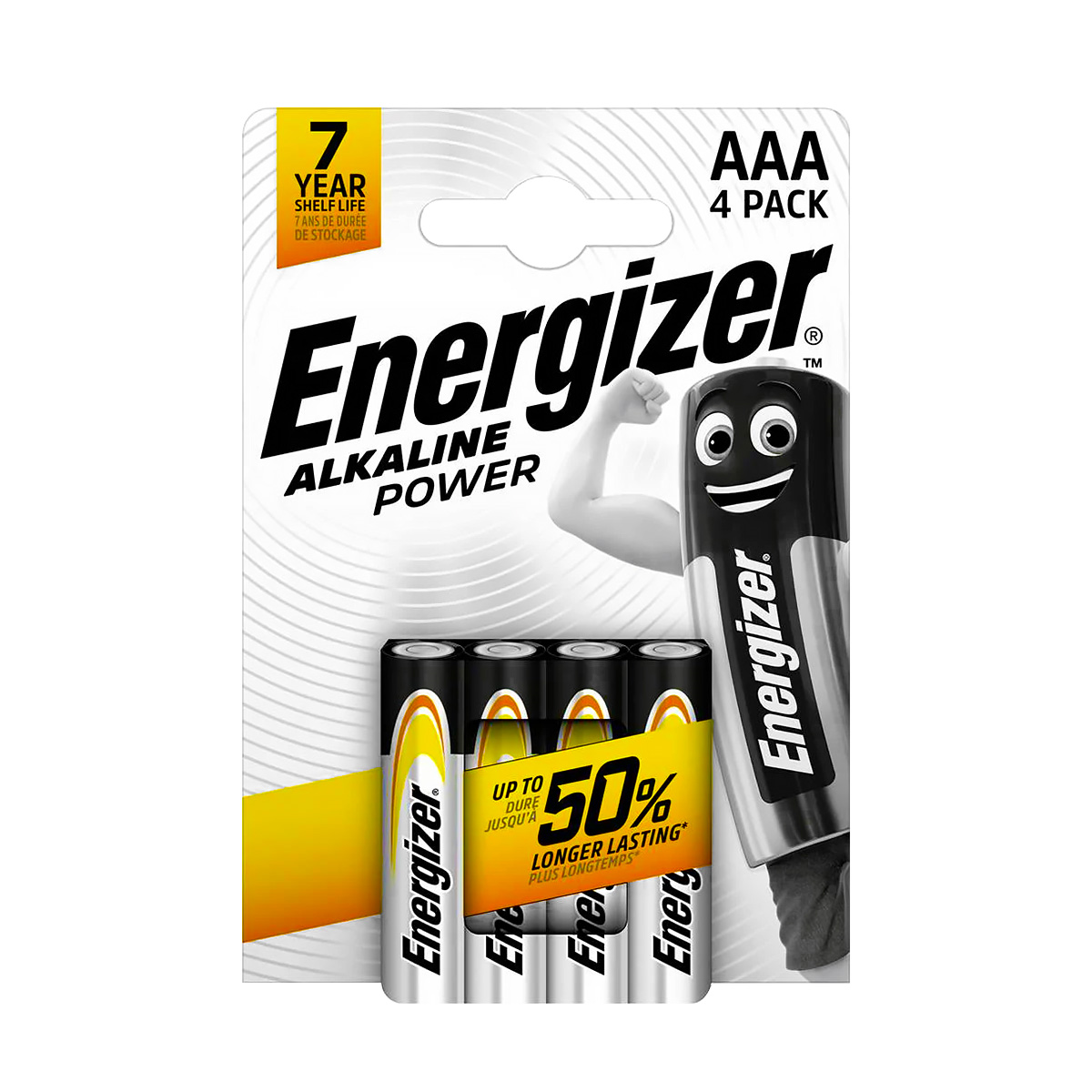 Energizer Power alkaline AAA LR03 blister 4